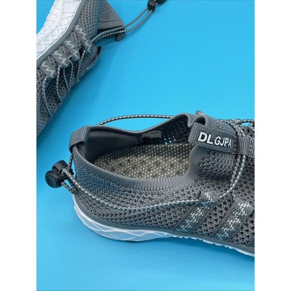 DLGJPA Men's Lightweight Quick Drying Aqua Water Shoes size 7,. 19009 dark gray - Picture 11 of 12